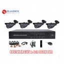 4ch 700tvl DVR Kit  CCTV System
