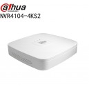 Dahua NVR4104-4KS2 4CH Mini Smart 1U Network Video Recorder