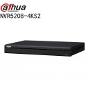 Dahua NVR5208-4KS2 8 Channels H.265 1U 4K 12MP Resolution Pro NVR
