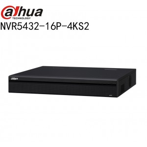 Dahua NVR5432-16P-4KS2 32CH With 16 PoE Ports 1.5U 4K H.265 Pro NVR